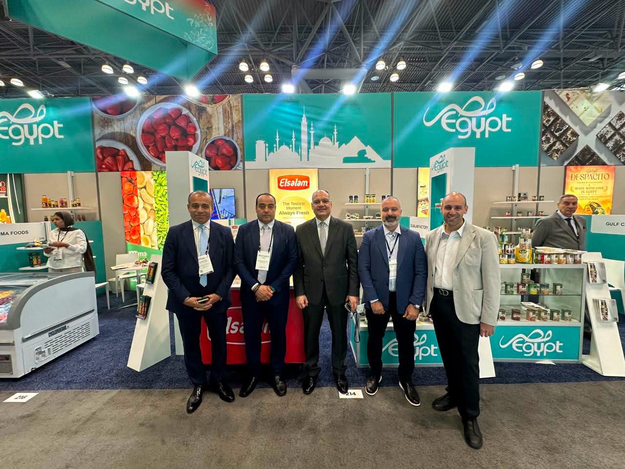 افتتاح الجناح المصري في معرض Summer Fancy Food.. إشادة بجودة الشركات المشاركة وفرص أوسع بالسوق الأمريكية.